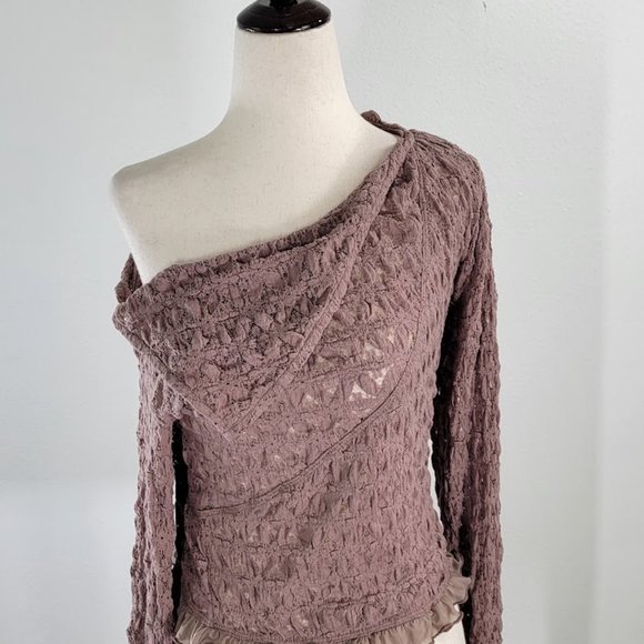 FREE PEOPLE add to cart lace top Sz M NEW - Picture 3 of 8